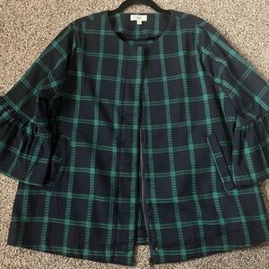 Entro bell-sleeve blazer jacket EUC